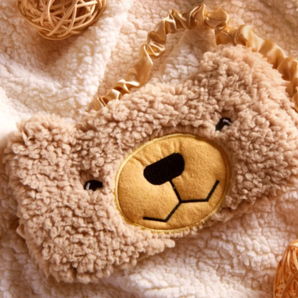 NWT Furry Bear face mask